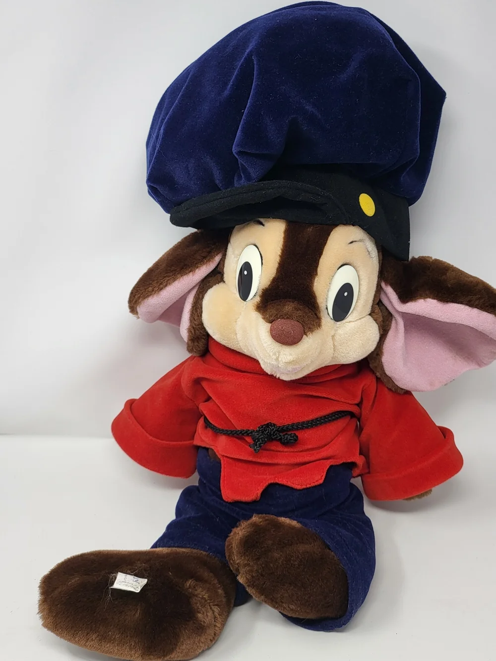 Disney Plush Mouse Character in Red, Navy, Brown, Pink